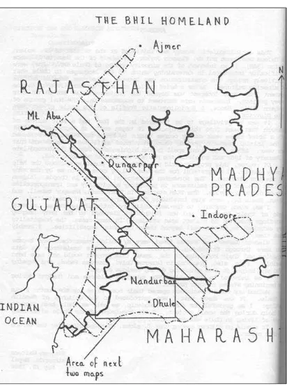 Figure 1. The Bhil homeland 