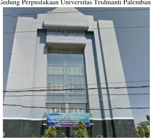 Gambar I. Gedung Perpustakaan Universitas Tridinanti Palembang 