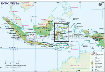 Figure 4.1. Map of Indonesia 