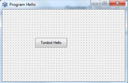 Gambar 10. Membuat caption untuk Form dan button