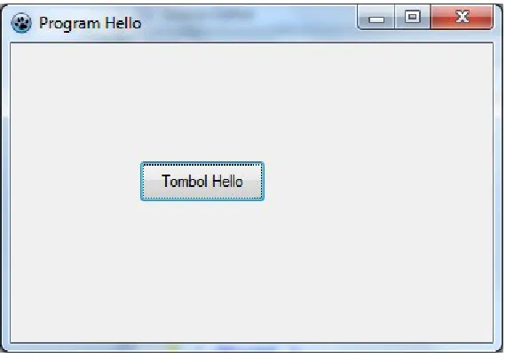 Gambar 12. Program Hello setelah dijalankan