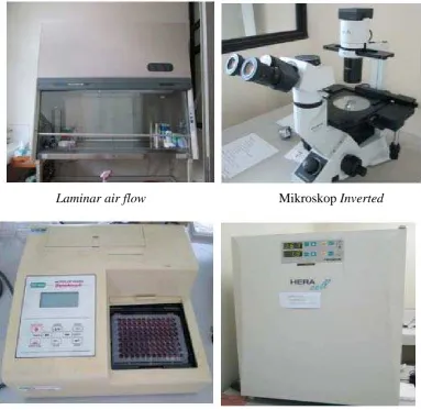 Gambar Laminar air flowdan Inkubator CO2 5% 