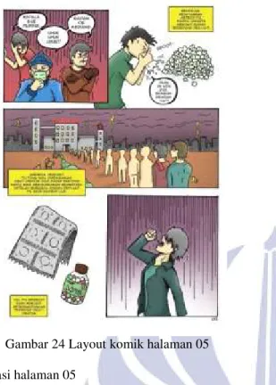 Gambar 24 Layout komik halaman 05 