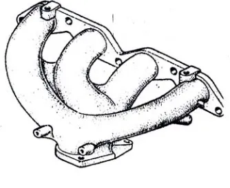 Gambar 2.15 Exhaust Manifold 