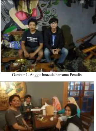 Gambar 1. Anggit Itnazula bersama Penulis 