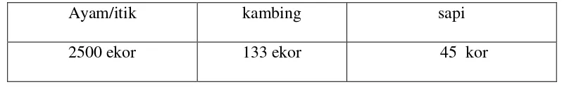 Tabel 472Ayam/itik  kambing 