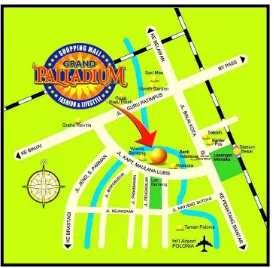 Gambar 3.1. Peta Lokasi Grand Palladium Plaza Medan 