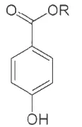 Gambar 7. Struktur molekul metil paraben (Anonim, 2006h) 