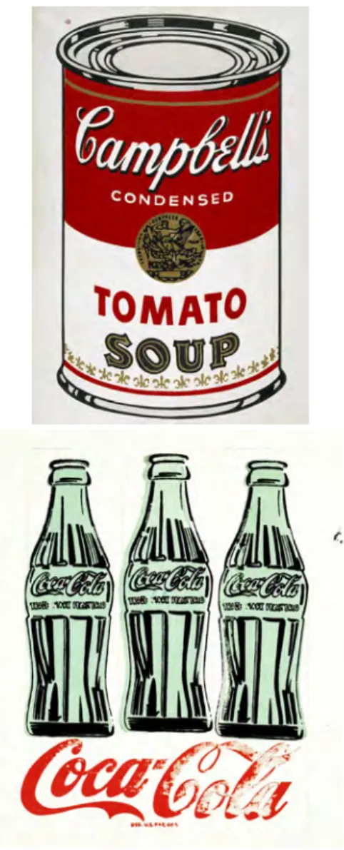 Gambar 5  Warhol menerapkan prinsip seni dan  secara semiosis &#34;benar-benar pola yang dihasilkan 