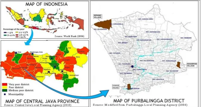 Figure 2. Map of Research Location (Not for Scaling) 