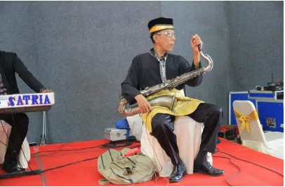 Gambar 3.4.1 Keterangan Saksofon Tenor Burhanuddin Usman 
