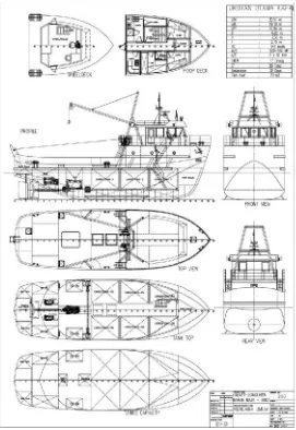 Gambar 4 1 Rencana Umum Kapal