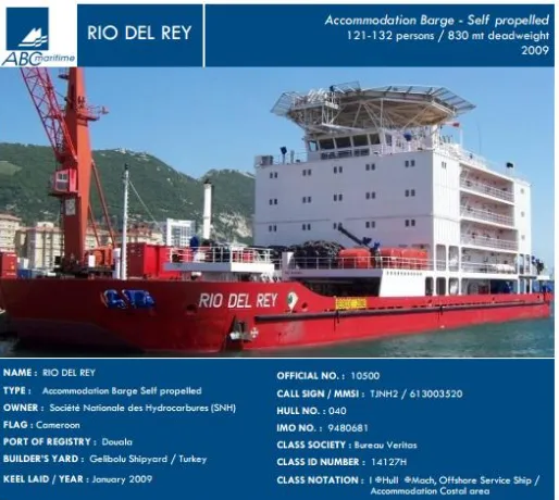 Gambar II-7 Kapal Accomodation Barge Rio Del-Rey 