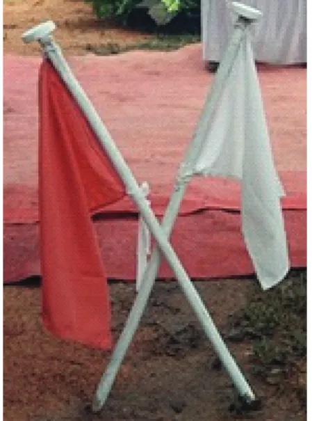 Gambar 2. Bendera Merah Putih, Silat Bendera/ Silat Pengantin Bentan Penao