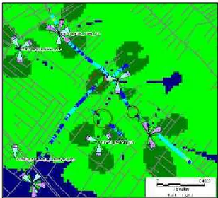 Gambar 4.3 Coverage Plot Ec/No dengan power transmit 430 dBm