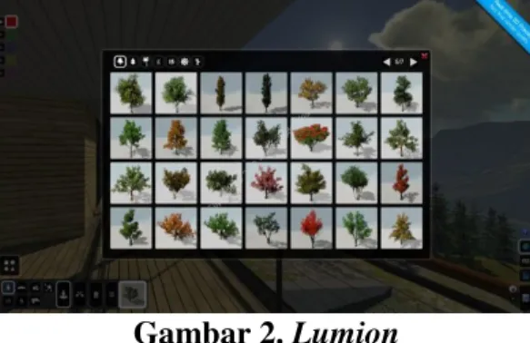 Gambar 2. Lumion 