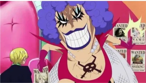 Gambar 1. Karakter Ivankov dalam anime One Piece 