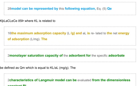 Table 3.26Fig. 11. Adsorption kinetics of MB onto MMT with pseudo first and second