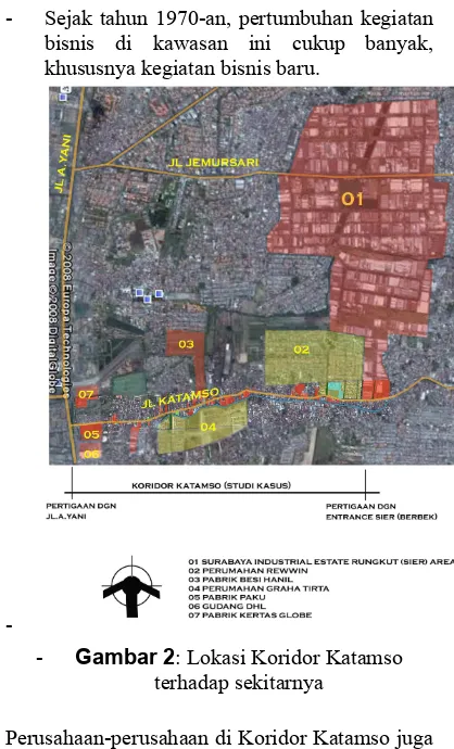 Gambar 2: Lokasi Koridor Katamso 