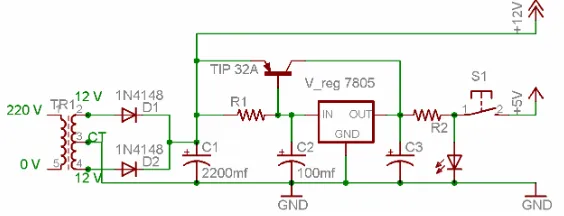 Gambar 3.3 Rangkaian Power Supplay (PSA) 
