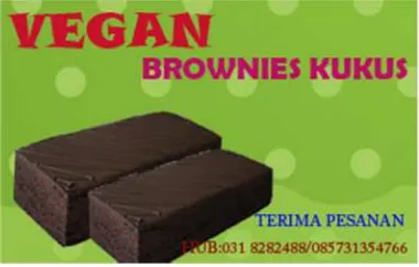 Gambar 5.5Produk brownies Vegan