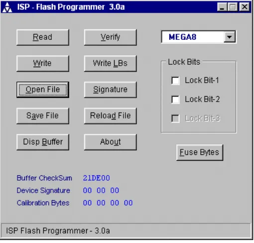Gambar 2.9 ISP-Flash Programmer 3.0a 