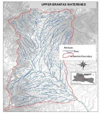 Figure 1.  Research Location in Upper Brantas Watershed