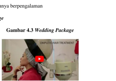 Gambar 4.3 Wedding Package 