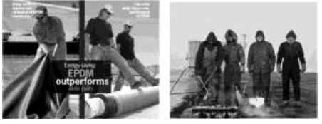 Figure 5.                                                  (Source: Science-edu, 2012) Applying Single-ply Rubber Membrane Roofing