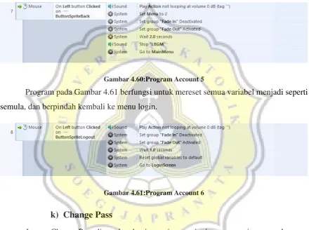 Gambar 4.60:Program Account 5 