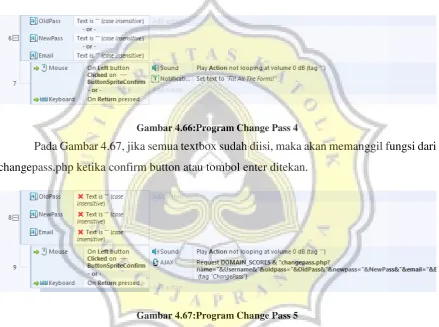 Gambar 4.66:Program Change Pass 4 