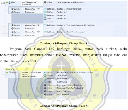 Gambar 4.68:Program Change Pass 6 