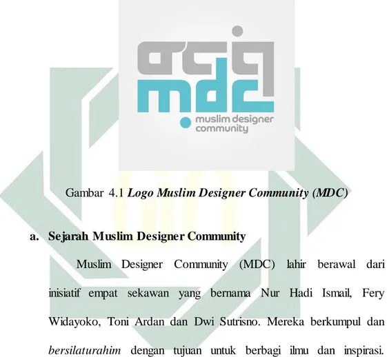 Gambar  4.1 Logo Muslim Designer Community (MDC) 