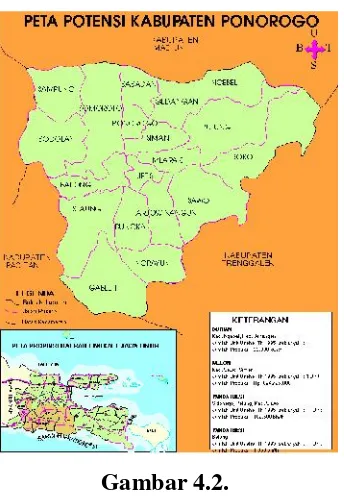 Gambar 4.2.Peta Kabupaten Ponorogo