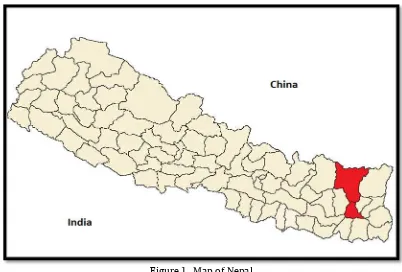 Figure 1. Map of Nepal. 
