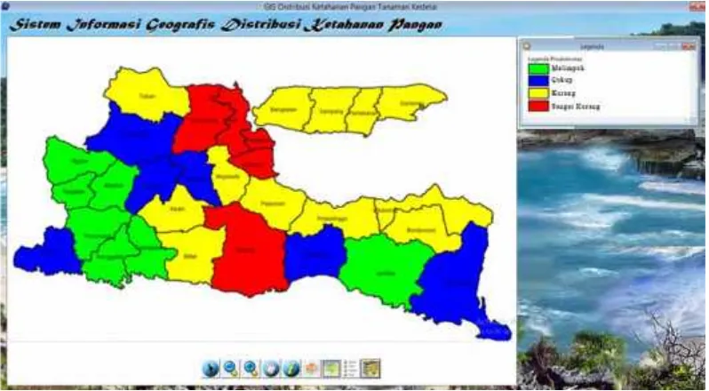 Gambar 11 Form Hasil Analisis Produktivitas Tanaman Kedelai Per Kabupaten