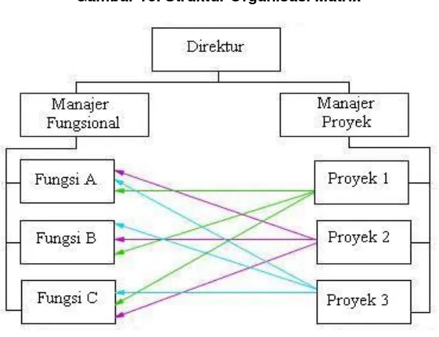 Gambar 15. Struktur Organisasi Matrix 