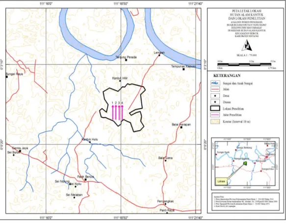 Gambar 1. Peta Lokasi Penelitian ( Map Location Research)