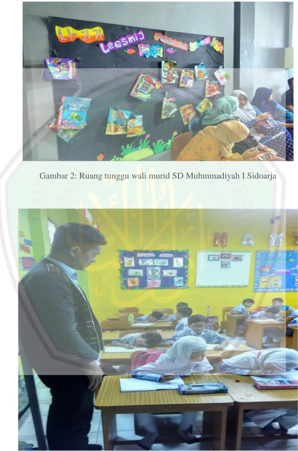 Gambar 2: Ruang tunggu wali murid SD Muhmmadiyah I Sidoarja 