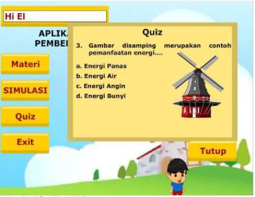 Gambar 14. TampilanQuiz 