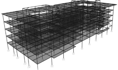Figure 4.  Modeling Building T of Petra Christian University  