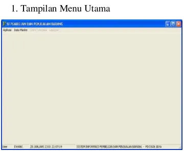 Gambar 9. Tampilan Pengolahan Data Barang