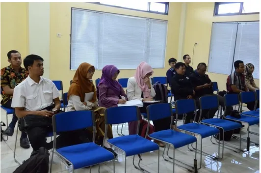 Gambar 2: Peserta workshop anggota Asosiasi Guru Broadcast Indonesia (AGBI) 