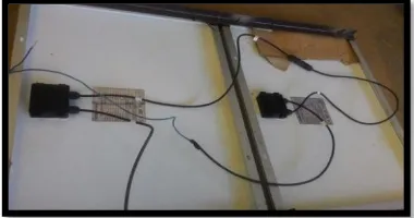 Gambar 5 Pemasangan Kabel Pada Panel Surya 