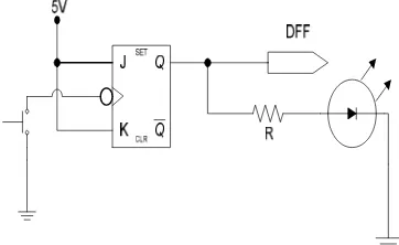 Gambar 2.8. Rangkaian Indikator LED 
