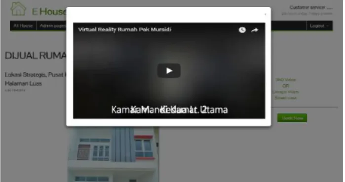 Gambar 7. Tampilan virtual reality 