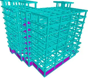 Figure 4. 3D structure of the hospital 