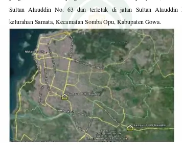 Gambar Lokasi Penelitian Kampus  UIN Alauddin Makassar