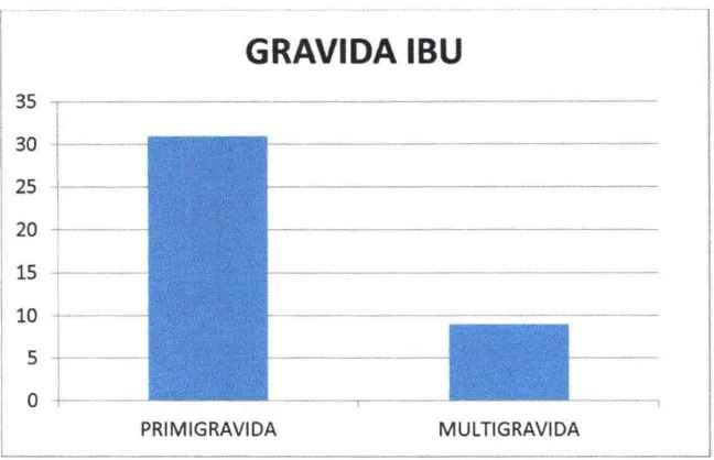 Tabel 4.4 Distribusi Paritas (n=40) 