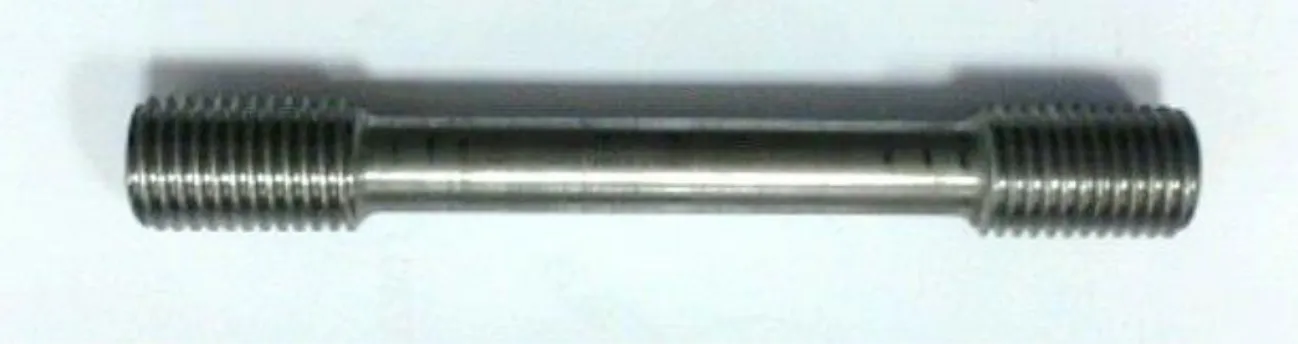 Tablica 4.Dimenzije epruvete za statičko vlačno ispitivanje  Oznaka  epruvete  d 0  mm  L 0  mm  S 0  mm 2 -  13,95  70  152,84 